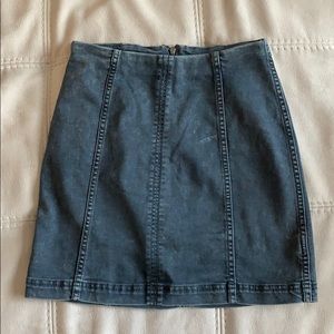 Free people bodycon mini skirt